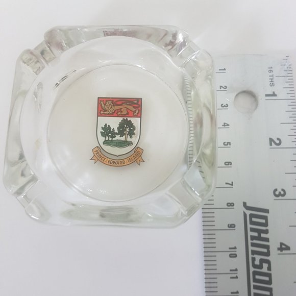 Prince Edward Island Ashtray Clear Souvenir - Picture 3 of 8